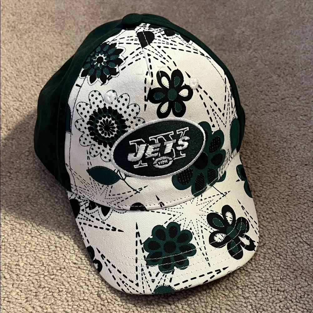 NFL Kids Floral Cap - Green and White